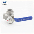 Fast Delivery Reliable Quality Sanitary Stainless Steel Customized Size stainless steel ball valve 3 way